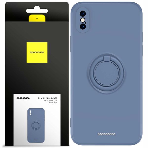 Spacecase Silicone Ring Iphone X/Xs Blue zdjęcie 1