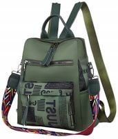 PLECAK DAMSKI MIEJSKI TORBA TOREBKA ZIELONY 2W1