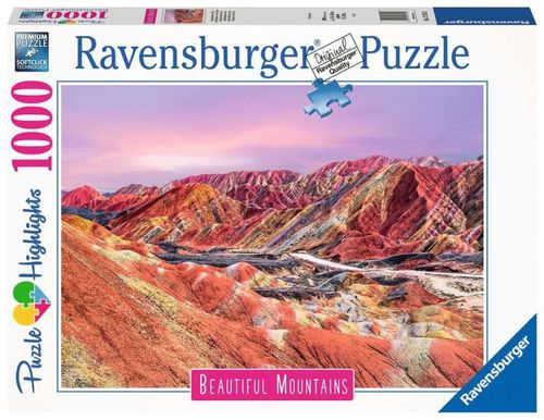Puzzle 1000 Elementów Góry Tęczowe na Arena.pl
