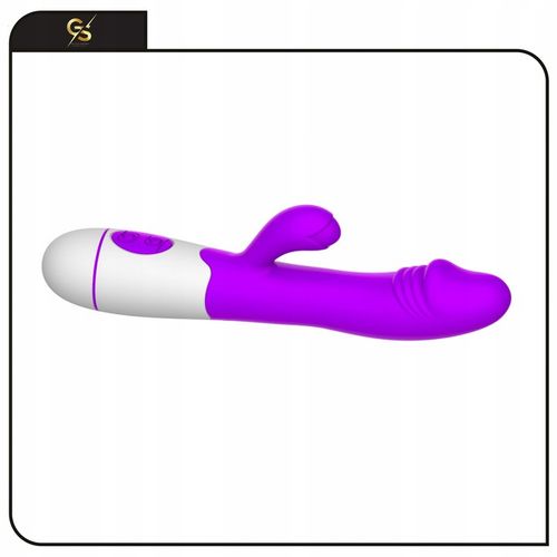 WIBRATOR DAMSKI DO ŁECHTACZKI DLA PAR KRÓLICZEK 30PROGRAMÓW + Żelowe na Arena.pl