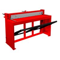 Nożyce do cięcia blachy blach 1320mm gilotyna ręczna Holzmann do 1,5mm