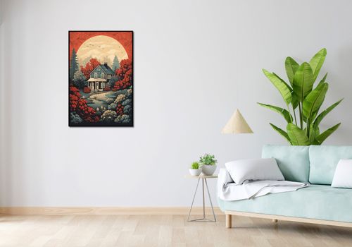 Plakat 61x90,5cm Idylla Rustykalna na Arena.pl