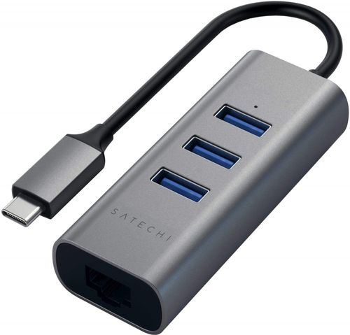 Hub USB Satechi Aluminium Hub 2in1 USB-C na Arena.pl