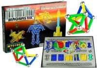 ND24_660 Zestaw Magnastix Klocki Magnetyczne 560 + Tablica 1818911160374