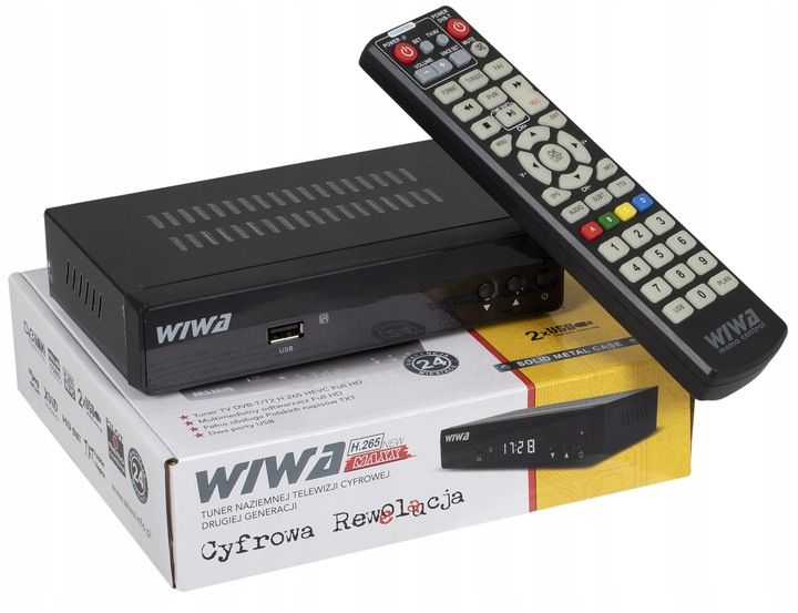 DEKODER TUNER TV NAZIEMNEJ DVB-T2 H.265 HEVC Z USB HD PILOT WIFI SCART zdjęcie 12