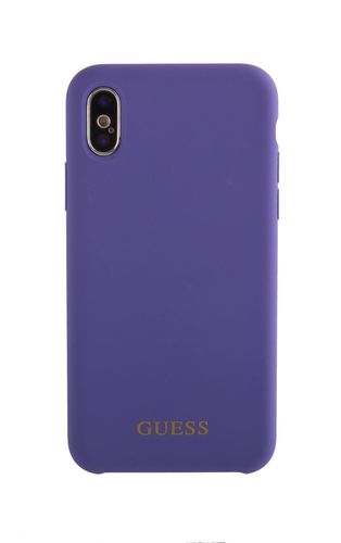 GUESS SILICONE CASE - iPhone XS Max - PURPLE na Arena.pl