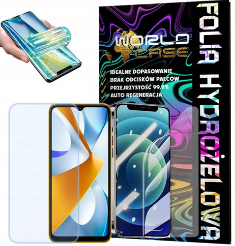 FOLIA HYDROŻELOWA OCHRONNA DO POCO C40 NA EKRAN MOCNA WYTRZYMAŁA na Arena.pl