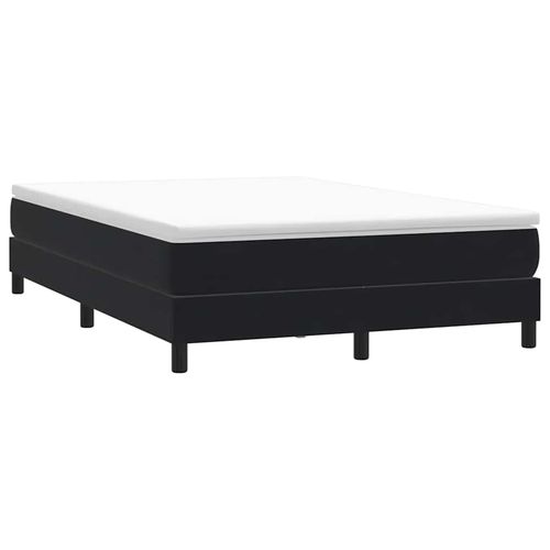 Łóżko Box Spring bez materaca Czarne 160x220 cm Aksamit na Arena.pl