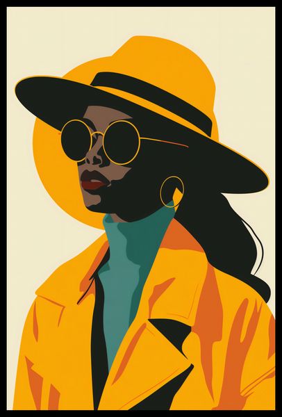 Plakat 40x60cm Żółta Stylowość zdjęcie 2