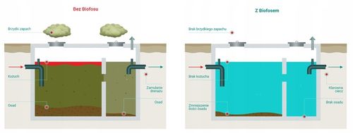BIOFOS PROFESSIONAL 1kg + 150g do szamb i przydomowych oczyszczalni ścieków na Arena.pl