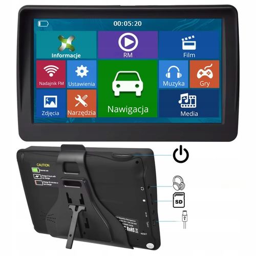 Nawigacja samochodowa dla ciężarówek GPS 7 iGO Primo TIR BUS Autobus na Arena.pl