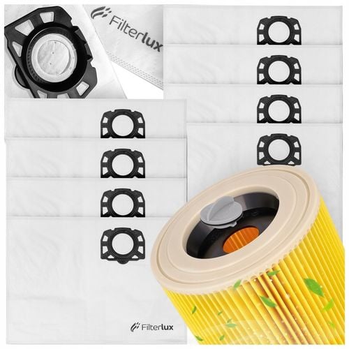 8x Worki filtr do Karcher WD3 WD2 SE4001 KFI 357 V15 V17 V19 na Arena.pl