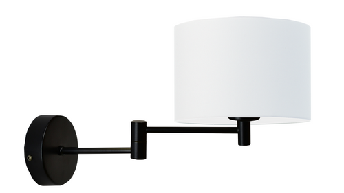 Oprawa ścienna BRAGE E27 biały abażur na Arena.pl