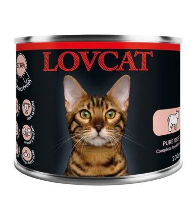 Lovcat Pure Beef puszka 200g zdjęcie 1