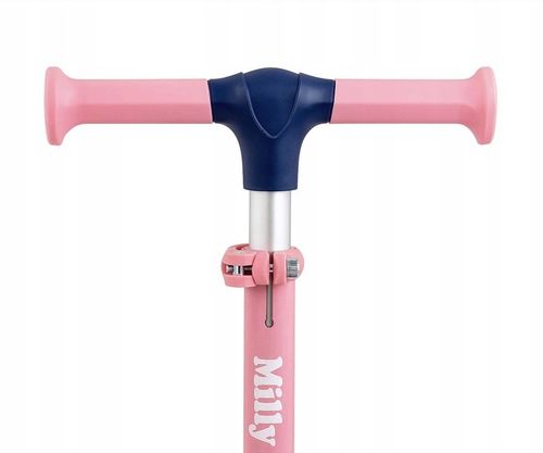 Hulajnoga trójkołowa dla dzieci koła LED Scooter Milly Mally Fuzzy Pink na Arena.pl