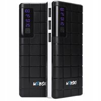 MOCNY POWERBANK 20000mAh z trzema portami USB awaryjną LATARKA LED Webski