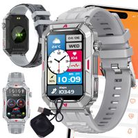 SMARTWATCH ZEGAREK SPORTOWY SMARTBAND AMOLED PULS OPASKA SPORTOWA DAMSKI PL CF26