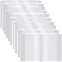 Okładka na zeszyt bezbarwna format A5 ZESZYTOWA 10 sztuk ZESTAW OKŁADEK