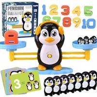 WAGA SZALKOWA EDUKACYJNA RÓWNOWAŻNIA Nauka Liczenia Pingwin DLA DZIECI