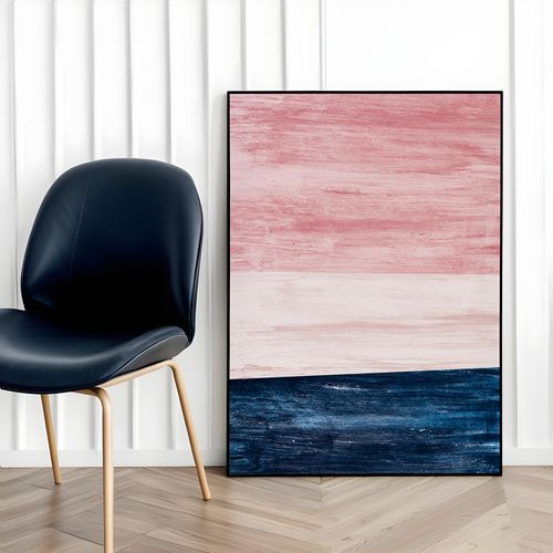 Plakat abstrakcja horyzont geometria 21x29,7 cm A4 na Arena.pl