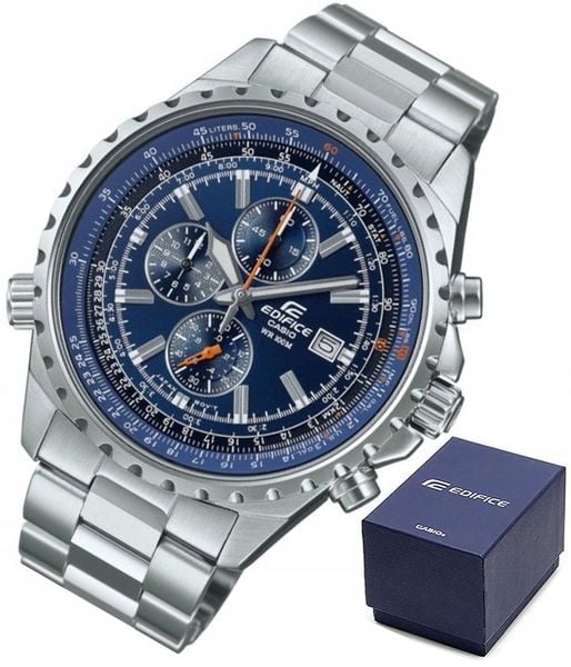 ZEGAREK MĘSKI CASIO EDIFICE EF-527D-2AVUEF DATOWNIK STOPER PILOT 100M zdjęcie 2