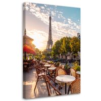 Obraz do salonu restauracji jadalni biura hotelu,Paryż kawiarenki