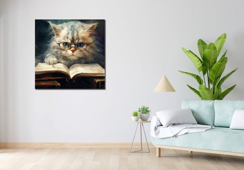 Obraz 90x90cm Ucz Się Ucz na Arena.pl