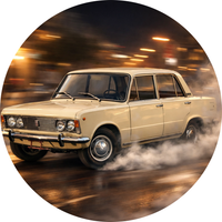 Opłatek na tort  Urodziny Duży Fiat 125p Samochód Auto