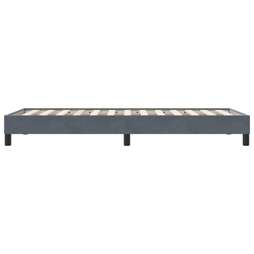 Łóżko Box Spring bez materaca Ciemnoszary 90x210 cm Aksamit na Arena.pl