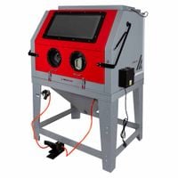 Piaskarka kabinowa kabina do piaskowania 825 litrów górne otwieranie 100kg