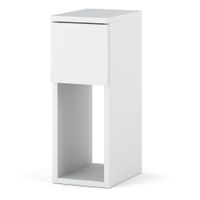 Szafka Nocna Biała Stolik Szuflada Do Sypialni Nowoczesna Figo Biały Mat