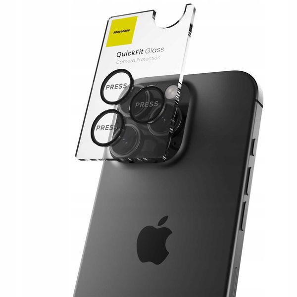 Spacecase Quickfit Camera Iphone 15 Pro/15 Pro Max Black zdjęcie 4