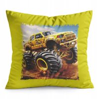 PODUSZKA ŻÓŁTA PREZENT - AUTO MONSTER TRUCK