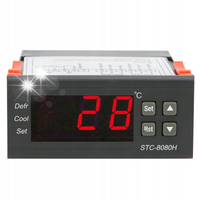 CYFROWY TERMOSTAT ELEKTRONICZNY STC-8080H 220VAC