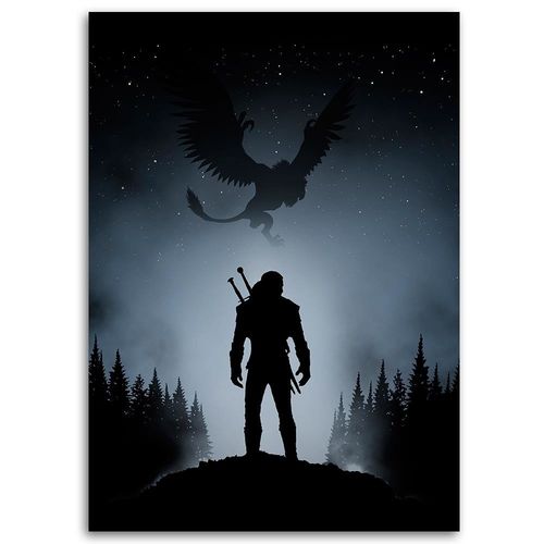 Deco Panel, Wiedźmin i gryf 50x70 na Arena.pl