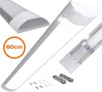 OPRAWA LAMPA SUFITOWA ŚCIENNA NATYNKOWA LED 20W 60CM BIAŁE ZIMNE 1750LM
