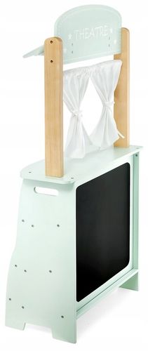 Duży drewniany sklep stragan teatr waga terminal płatniczy warzywa i owoce na Arena.pl