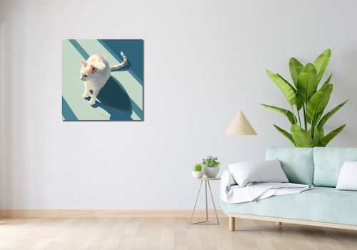 Obraz 70x70cm Kocia Persona na Arena.pl