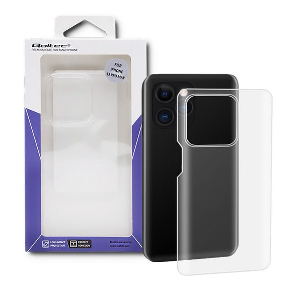 Qoltec Etui na iPhone 13 Max PRO | PC HARD CLEAR zdjęcie 1
