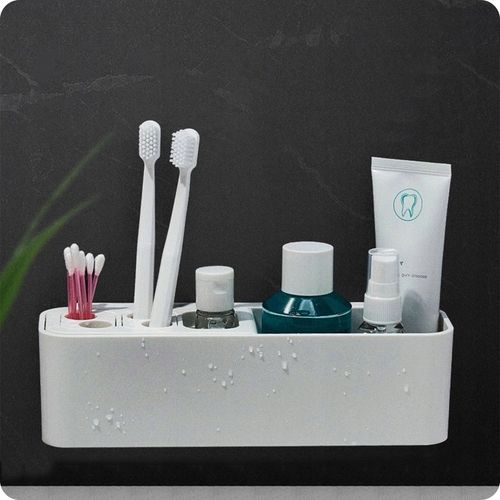 Uchwyt na szczoteczki do zębów Wieszak Organizer łazienkowy Kubek Pojemnik na Arena.pl