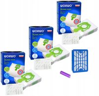 FILTR HEPA WORKI 12szt ZELMER SYRIUS ORION COBRA 2