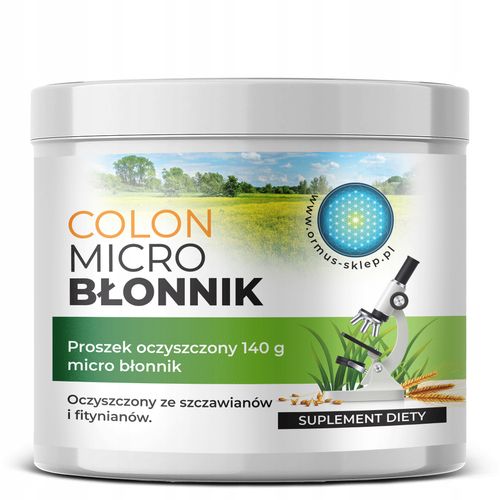 Colon Micro Błonnik 140g proszek Oczyszczony ze Szczawianów i Fitynianów na Arena.pl