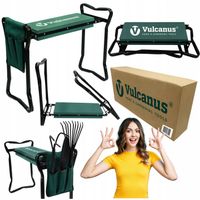 Krzesło Ogrodowe Stołek Klęcznik TABORET Plewienia 2w1 + Akcesoria Ogrodowe