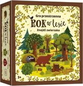 Gra planszowa Rok w lesie: Znajdź zwierzaka (druga edycja) Kukuryku
