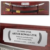 SZABLA POLSKA SZLACHECKA XVII REPLIKA TABLO GRAWER