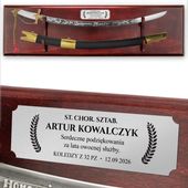 SZABLA POLSKA SZLACHECKA XVII REPLIKA TABLO GRAWER