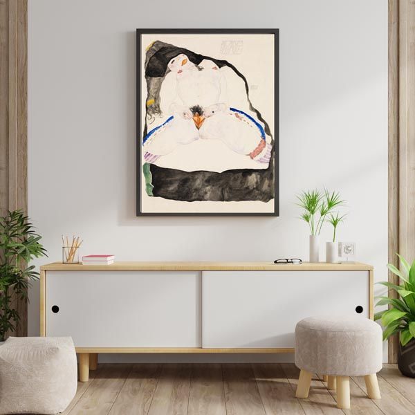 Observed in a Dream, Egon Schiele - plakat 60x80 cm zdjęcie 3