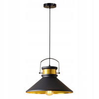 LAMPA SUFITOWA WISZĄCA ŻYRANDOL RETRO LOFT ZŁOTA