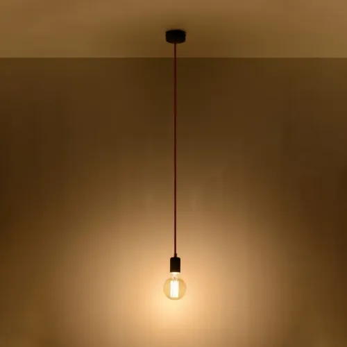 Lampa wisząca EDISON czarna na Arena.pl