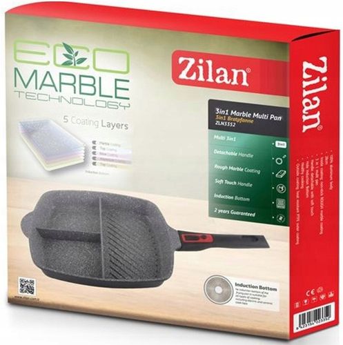 PATELNIA SEGMENTOWA MARMUROWA 28CM na Arena.pl